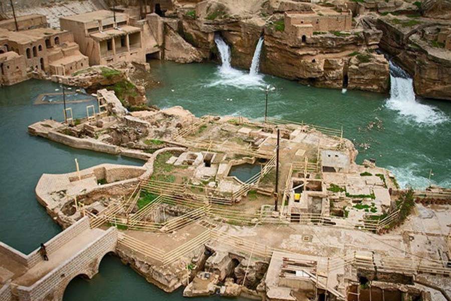 Shushtar Waterfalls and Historical Bridges