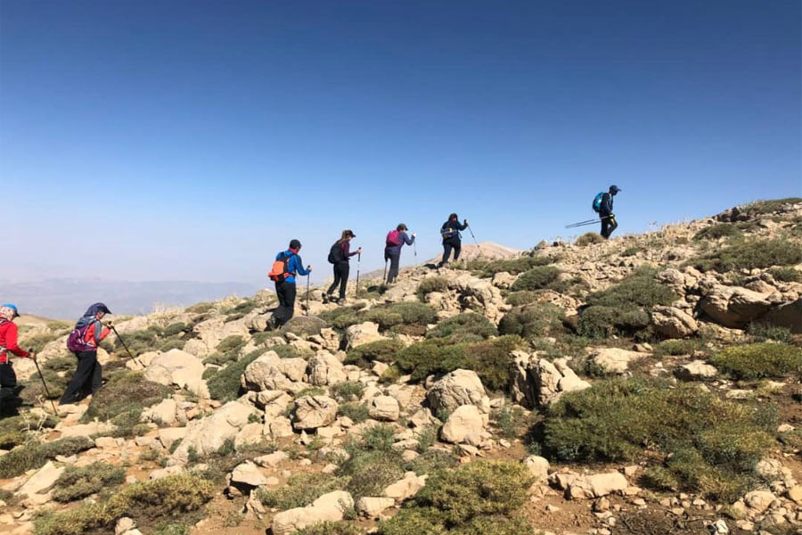 Iran hiking and trekking tour. Damavand Mountain. Inbound Persia Travel Agency
