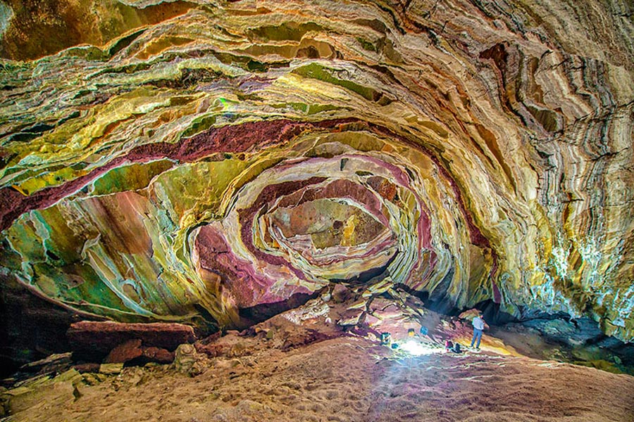 Namakdan Salt Cave , Qeshm Island ,Iran