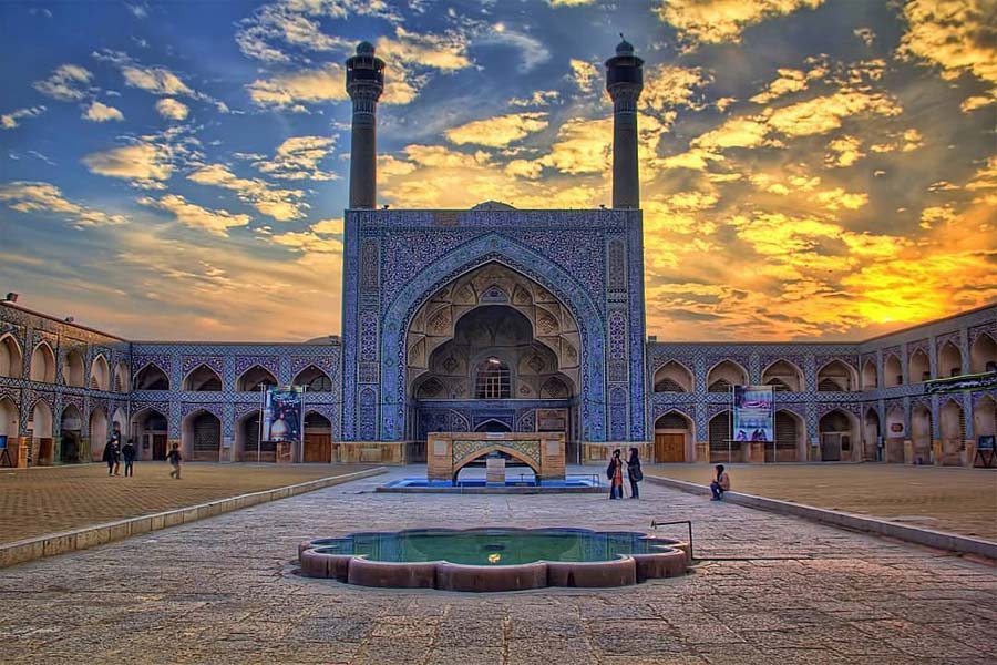 Tour to Isfahan , Jameh Mosque of Isfahan , Iran