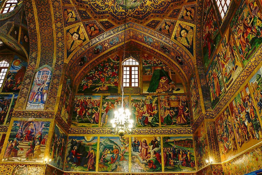 Tour to Vank Cathedral Church , Isfahan Iran