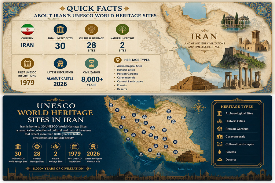 Quick facts about Iran's UNESCO world heritage site.